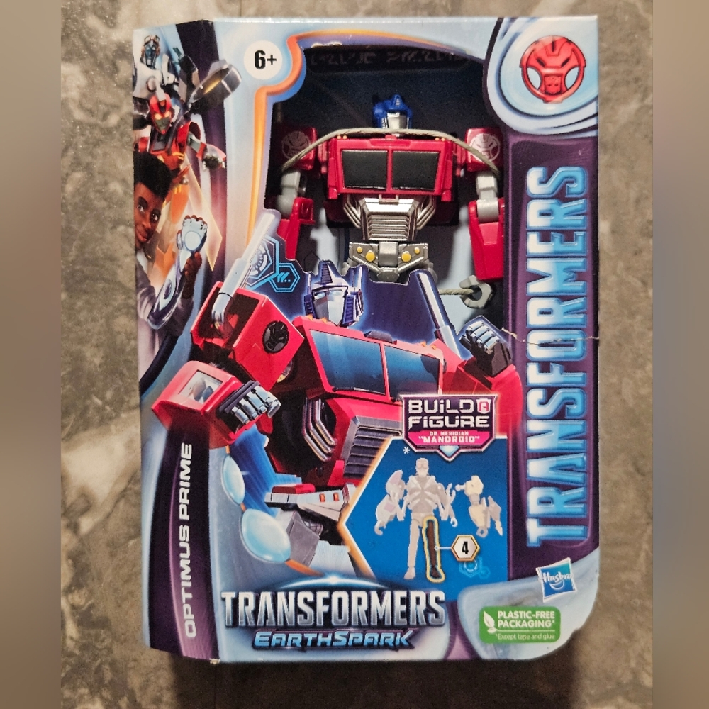 EarthSpark Optimus Prime Toy - Red and Blue